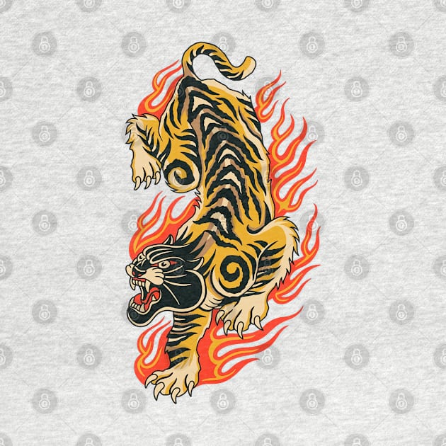 Fiery Tiger by Sita Marino